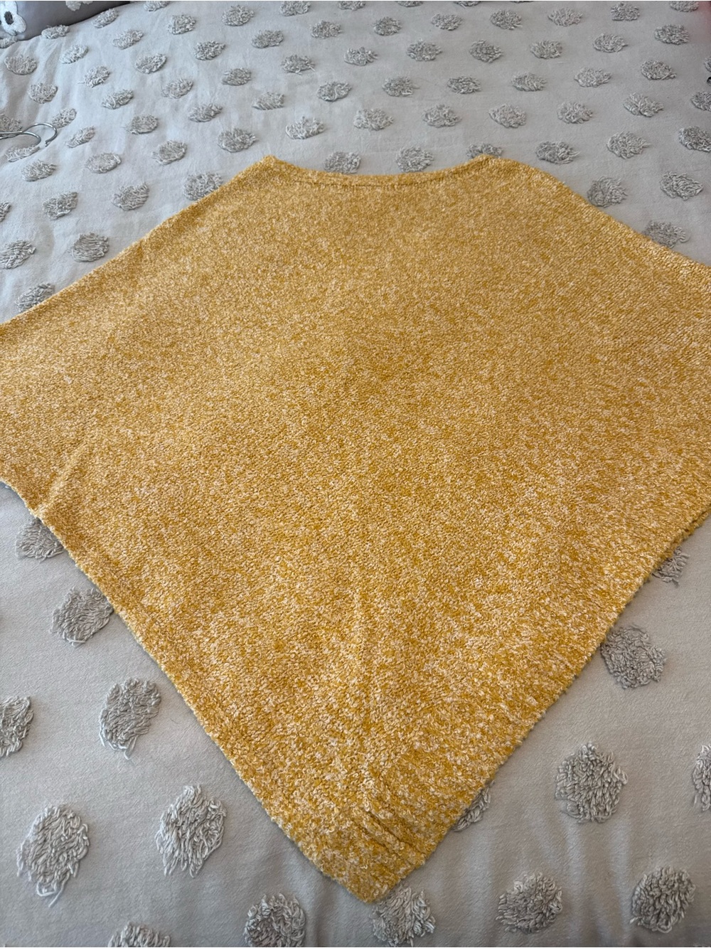 J. Jill Golden Mustard Knit Poncho